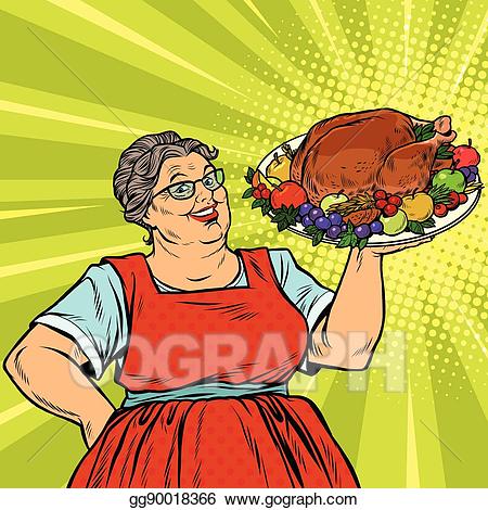 grandma clipart thanksgiving