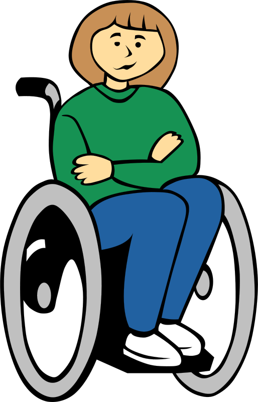 grandma clipart wheelchair