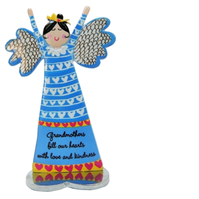 Grandmothers angel figurine w. Grandmother clipart eld