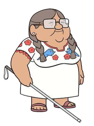 Chata victor and valentino. Grandmother clipart grey hair