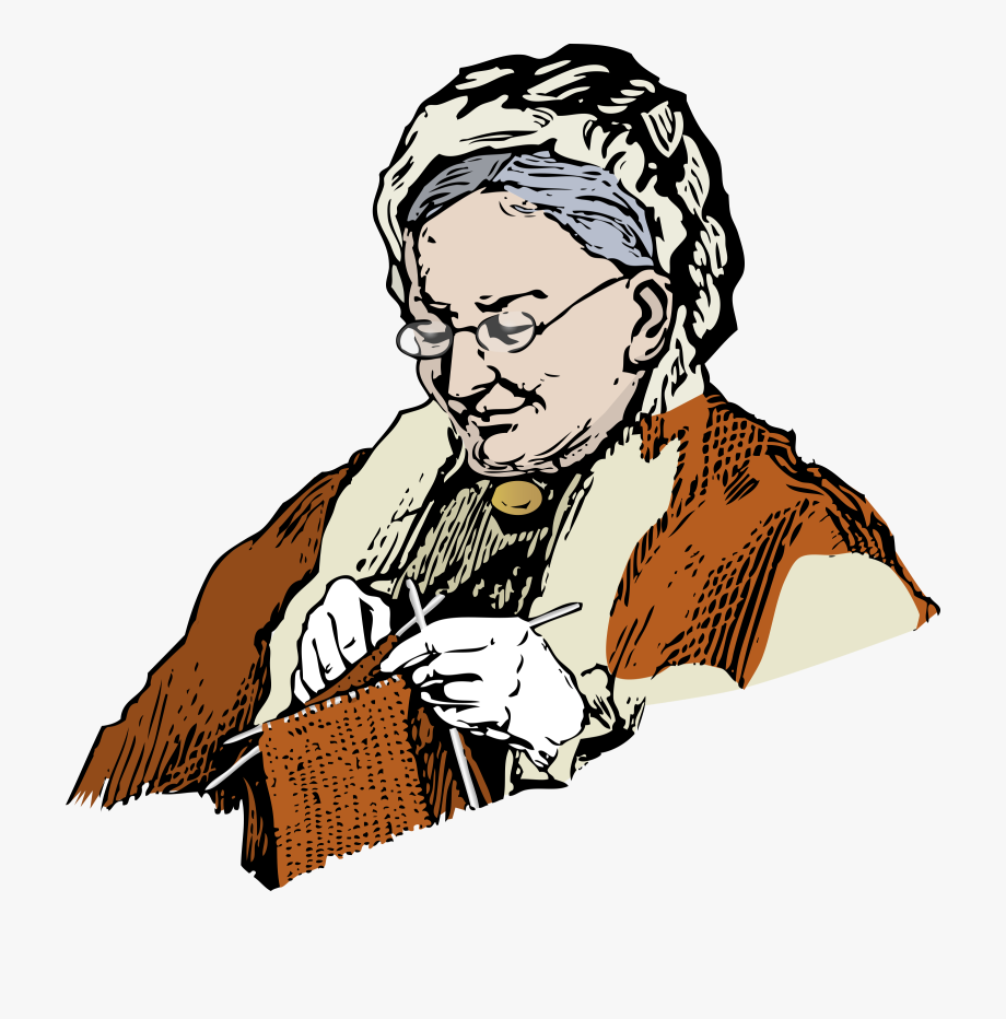 Grandma art cliparts cartoons. Grandmother clipart hip