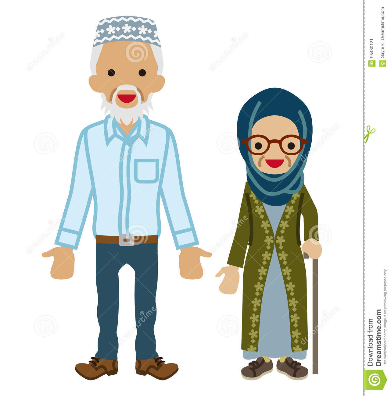 grandmother clipart islamic