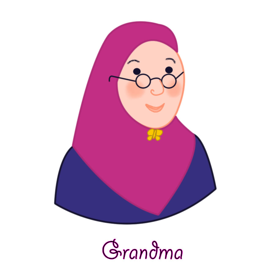 grandmother clipart islamic