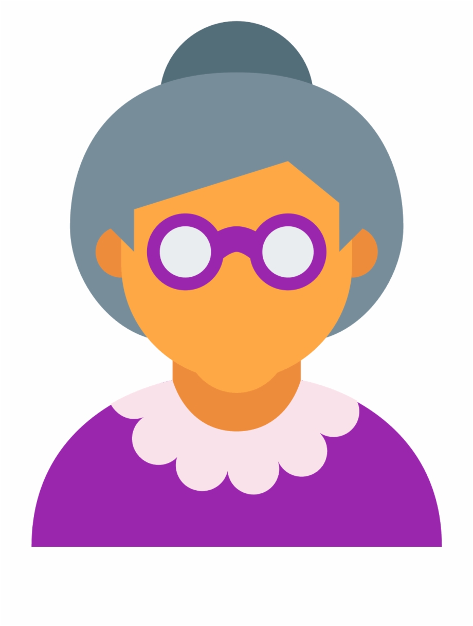 grandmother clipart old woman