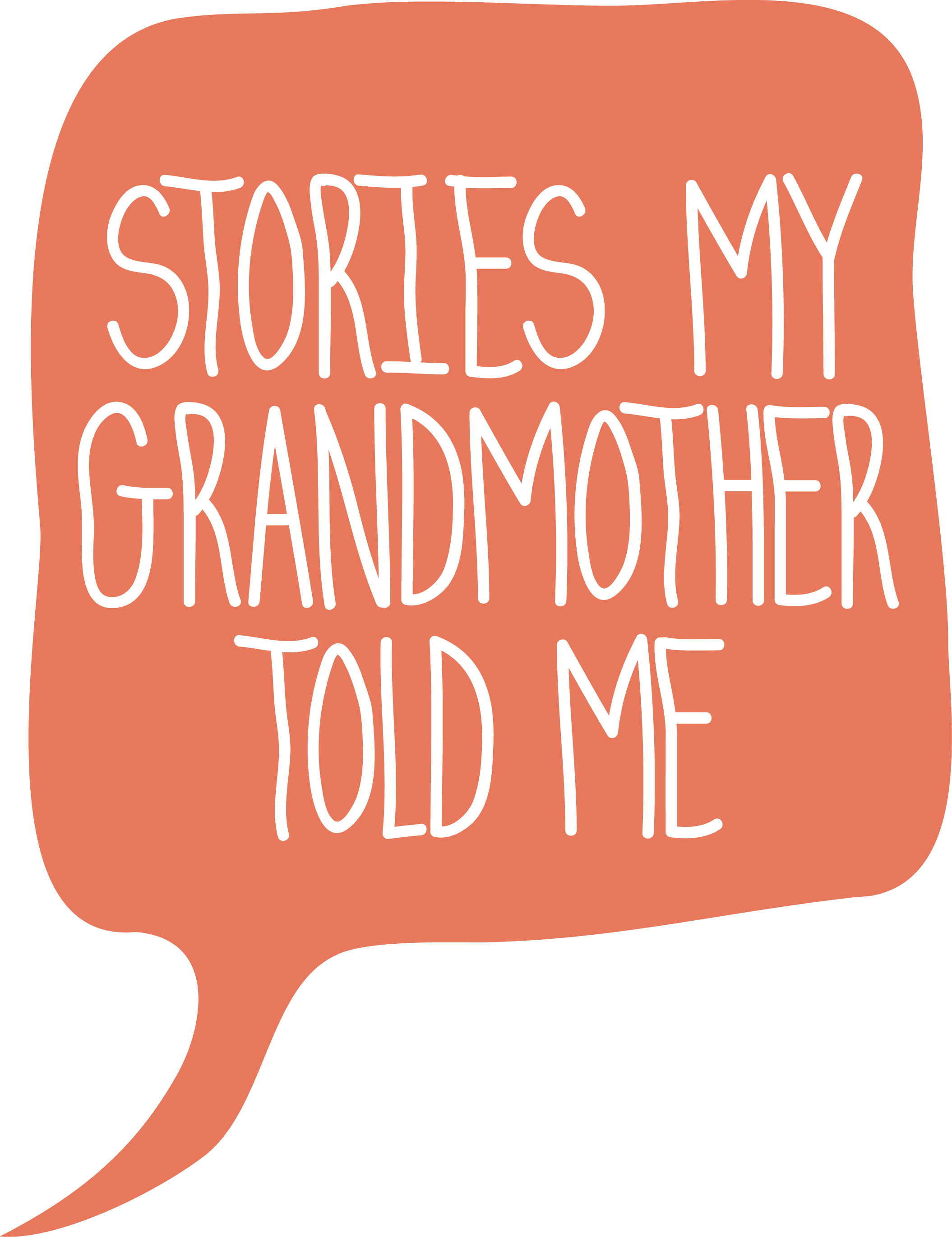 grandmother clipart story telling