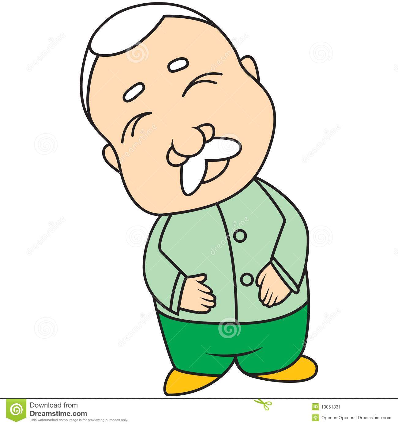 grandpa clipart cartoon character