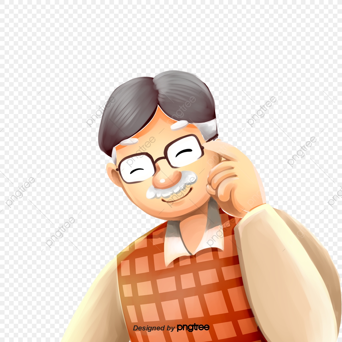 grandpa clipart cartoon character