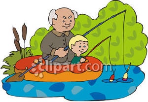 grandpa clipart grandpa fishing