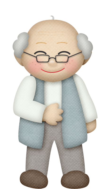 grandparents clipart sewing