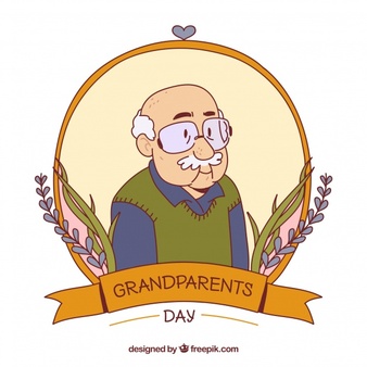 grandpa clipart sick
