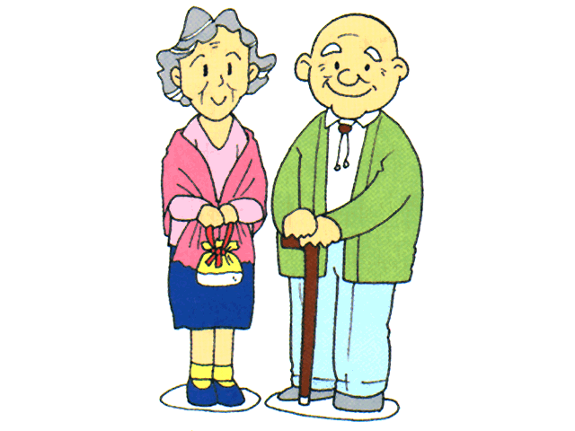 Free images of elderly. Grandparents clipart old age home