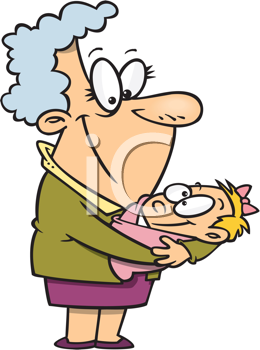 Grandparents clipart baby clipart. Royalty free image of