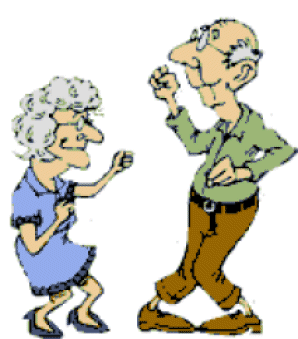  animated old dancing. Grandparents clipart poor couple