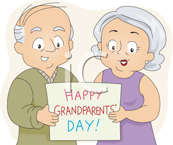 grandparents clipart elderly