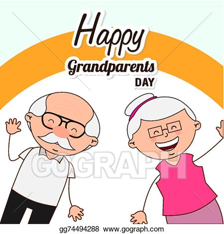grandparents clipart happy