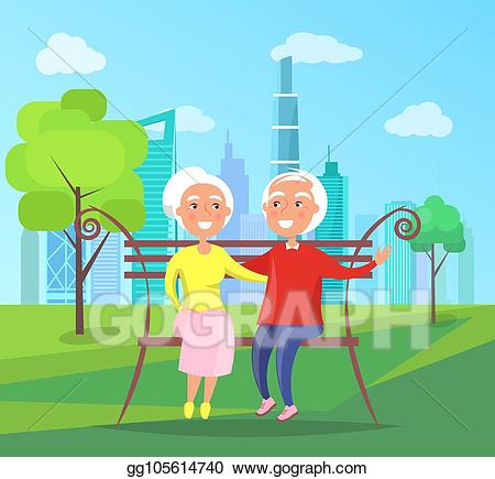 grandparents clipart retired couple