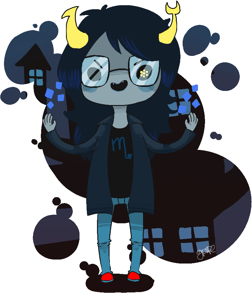 Grapes clipart animation. Vriska animated by queenofgrapes