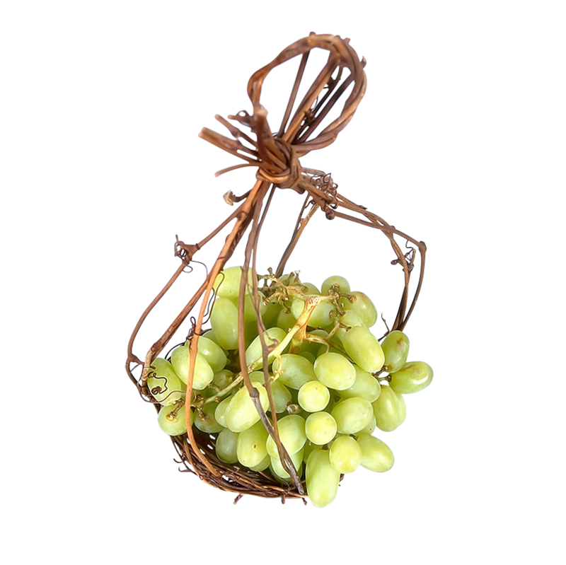 grape clipart basket