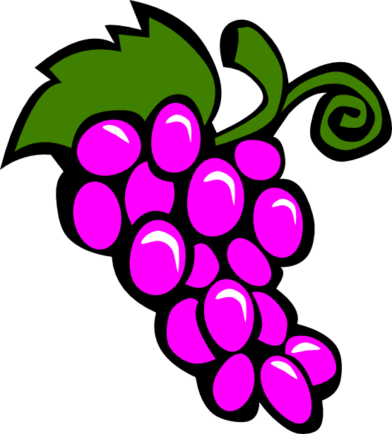 Clipartist net clip art. Grape clipart buah buahan