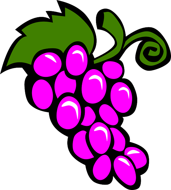 grape clipart cartoon