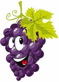 best grapes images. Grape clipart smiley