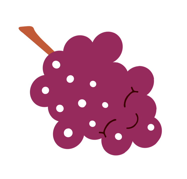 Grape clipart smiley. Cartoon grapes transprent png