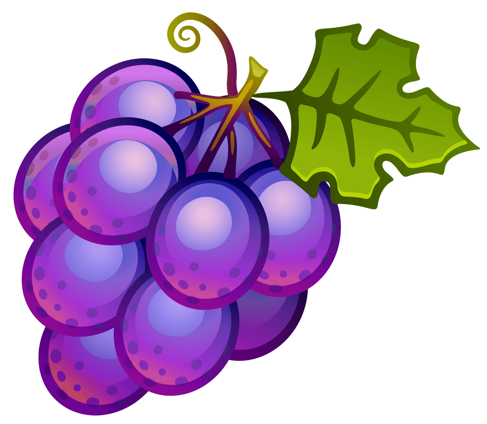 grape clipart ten