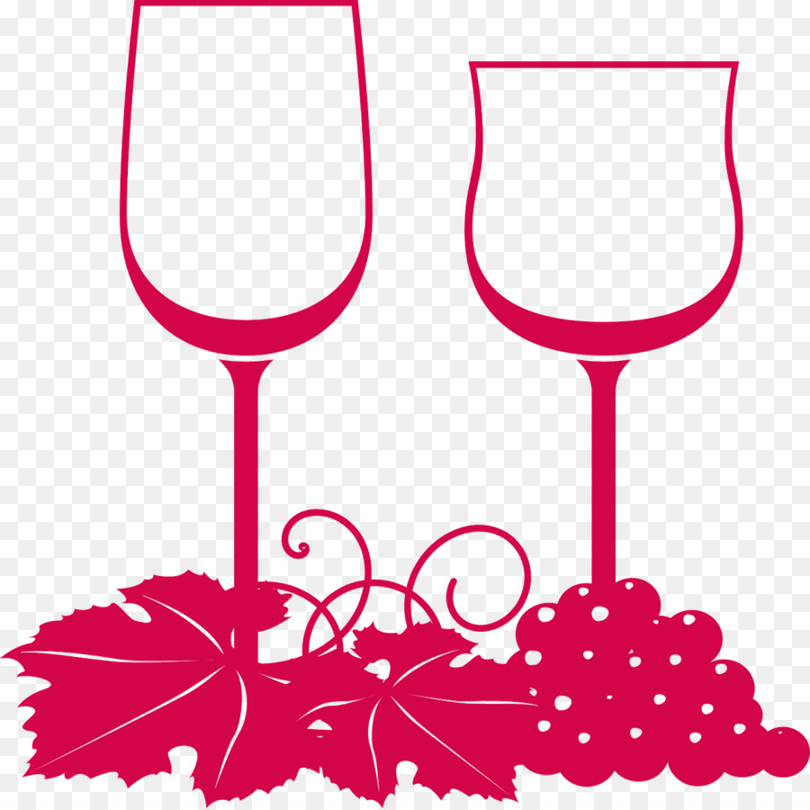 grape clipart wine glass