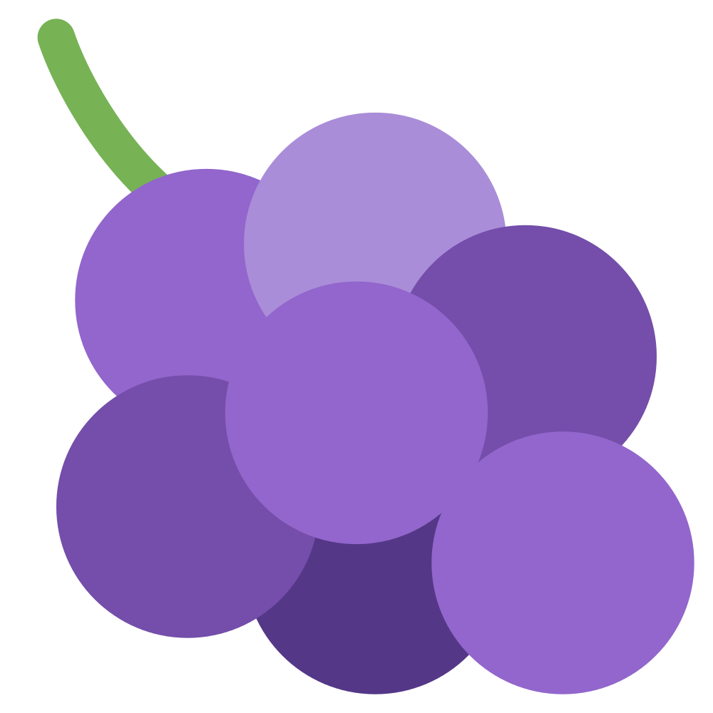 grapes clipart emoji