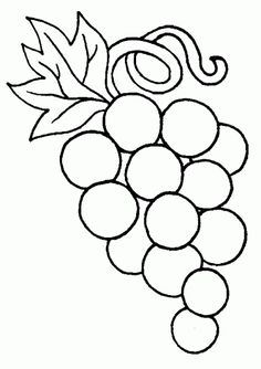 grapes clipart template