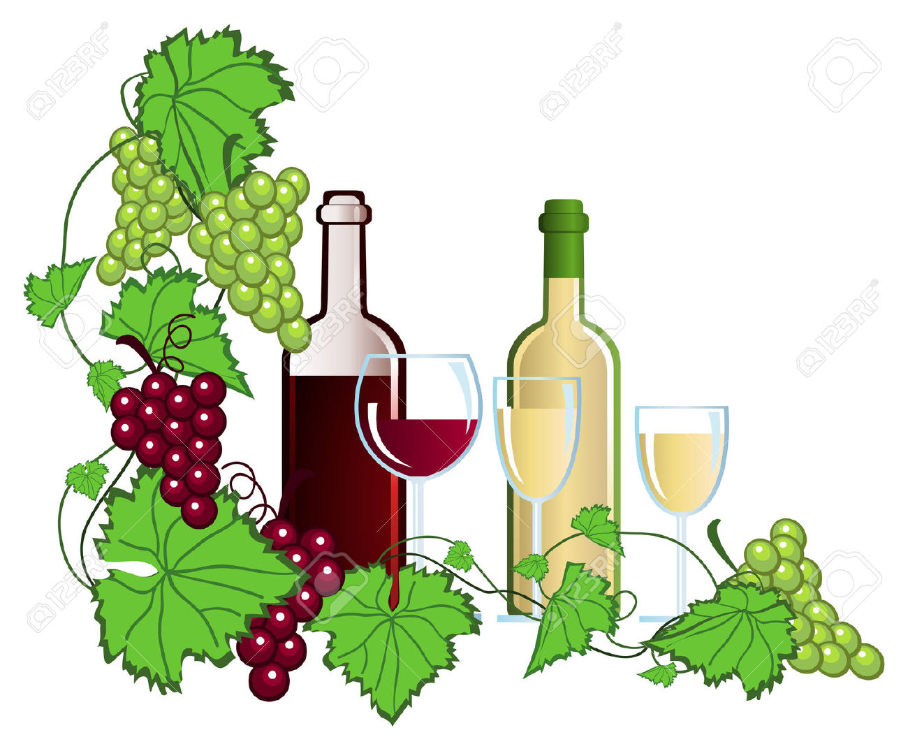 grapes clipart winery