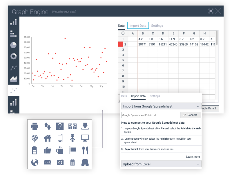Free scatter plot maker. Graph clipart scatterplot