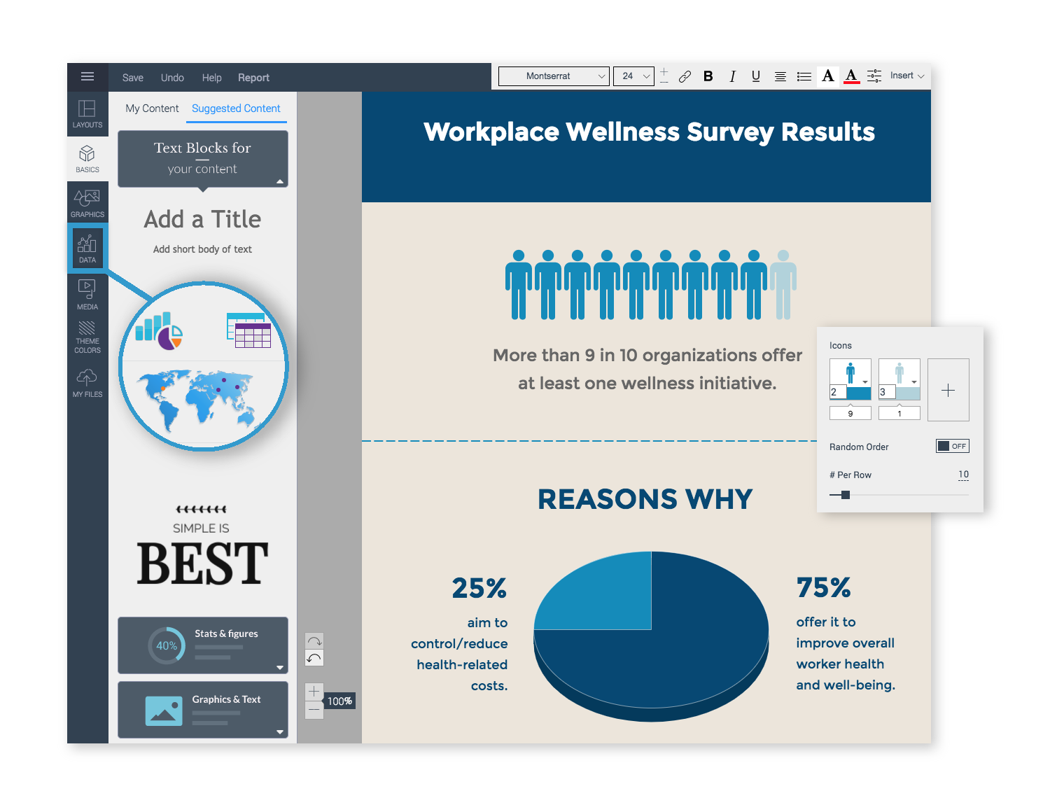 graph clipart survey data