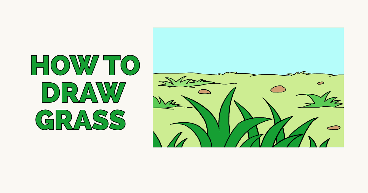 How to draw really. Grass clipart easy