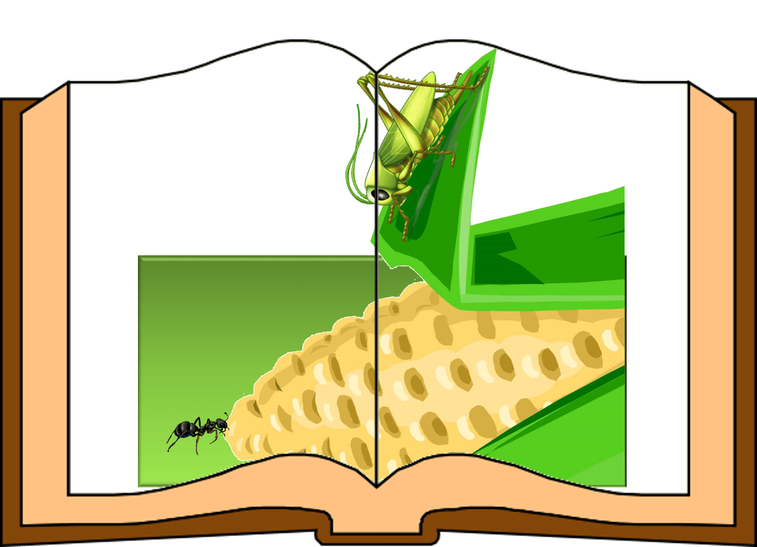 grasshopper clipart aesops fables