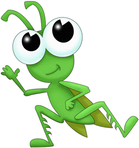 grasshopper clipart cute