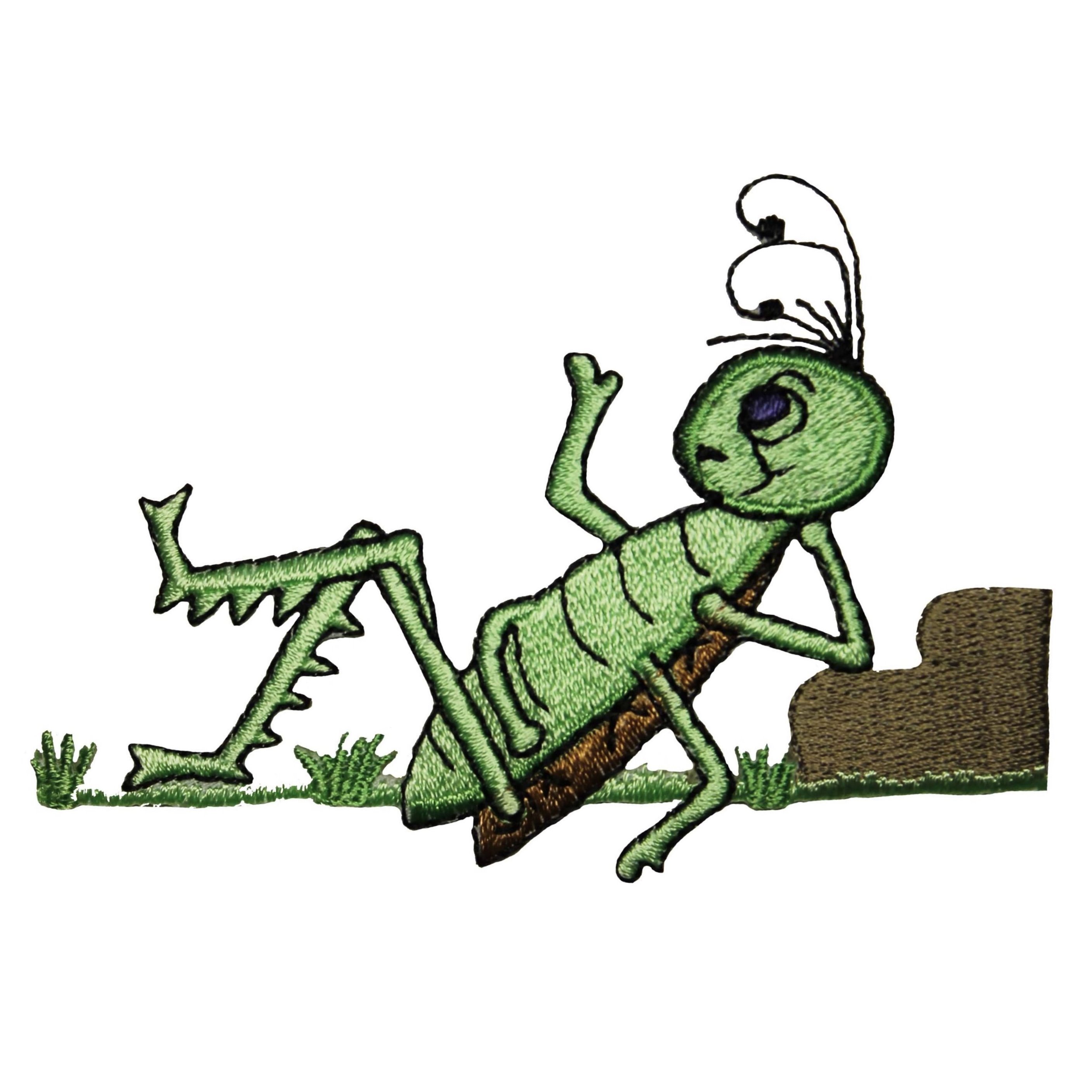 Grasshopper clipart lazy. 