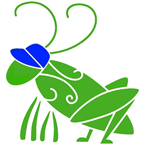 grasshopper clipart stencil