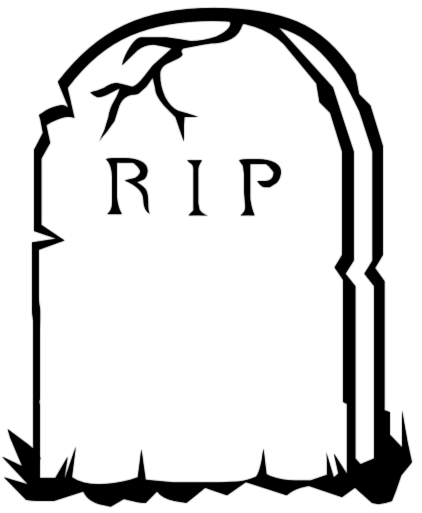 Grave clip art library. Headstone clipart black and white