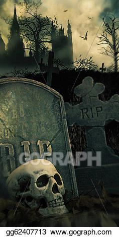 grave clipart creepy