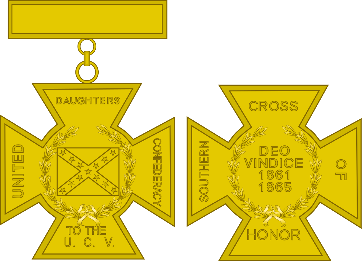 Southern cross of honor. Medal clipart honorable