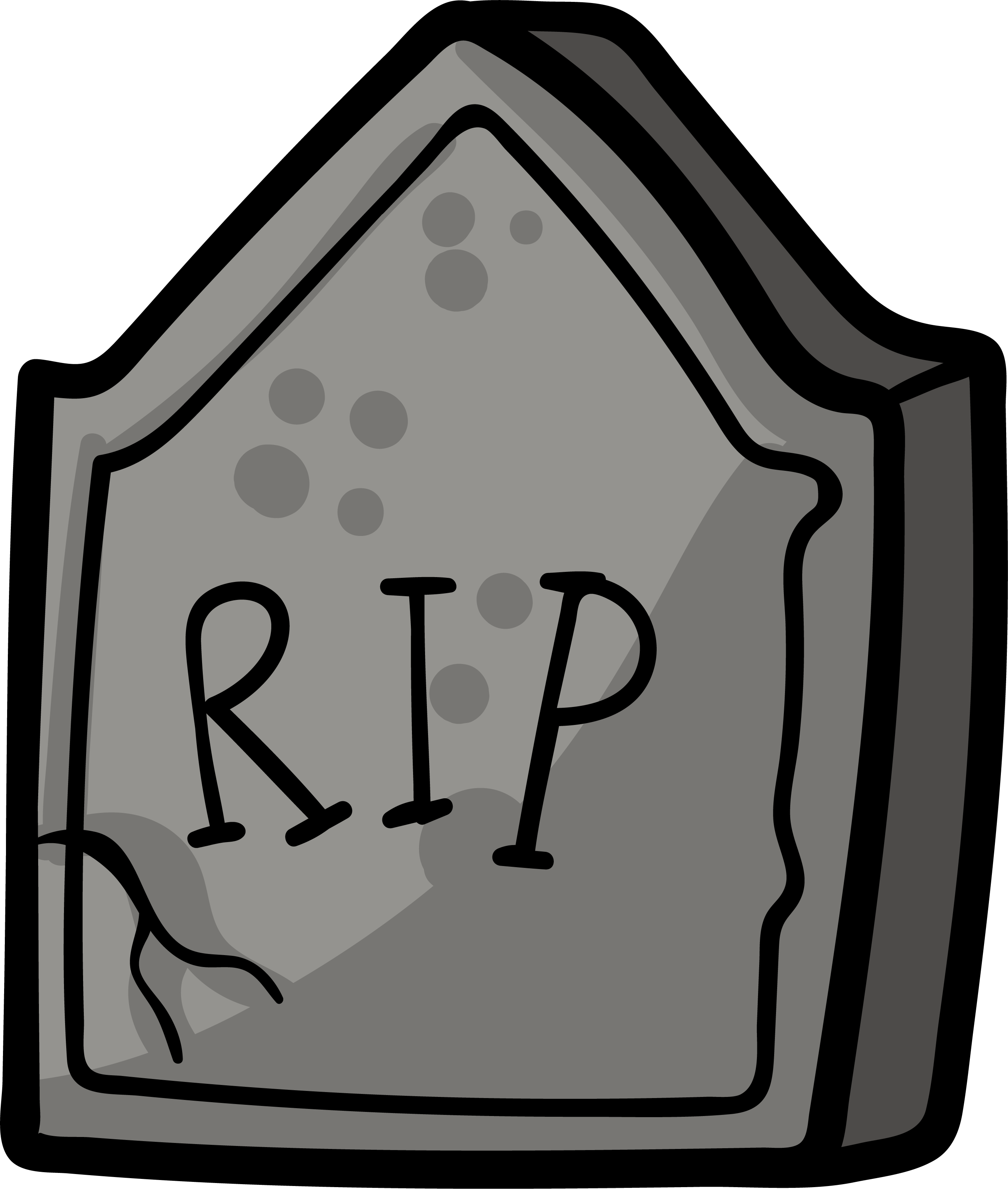 grave clipart old tombstone