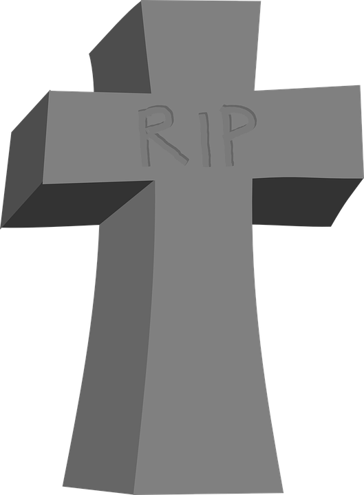 grave clipart tombstone template