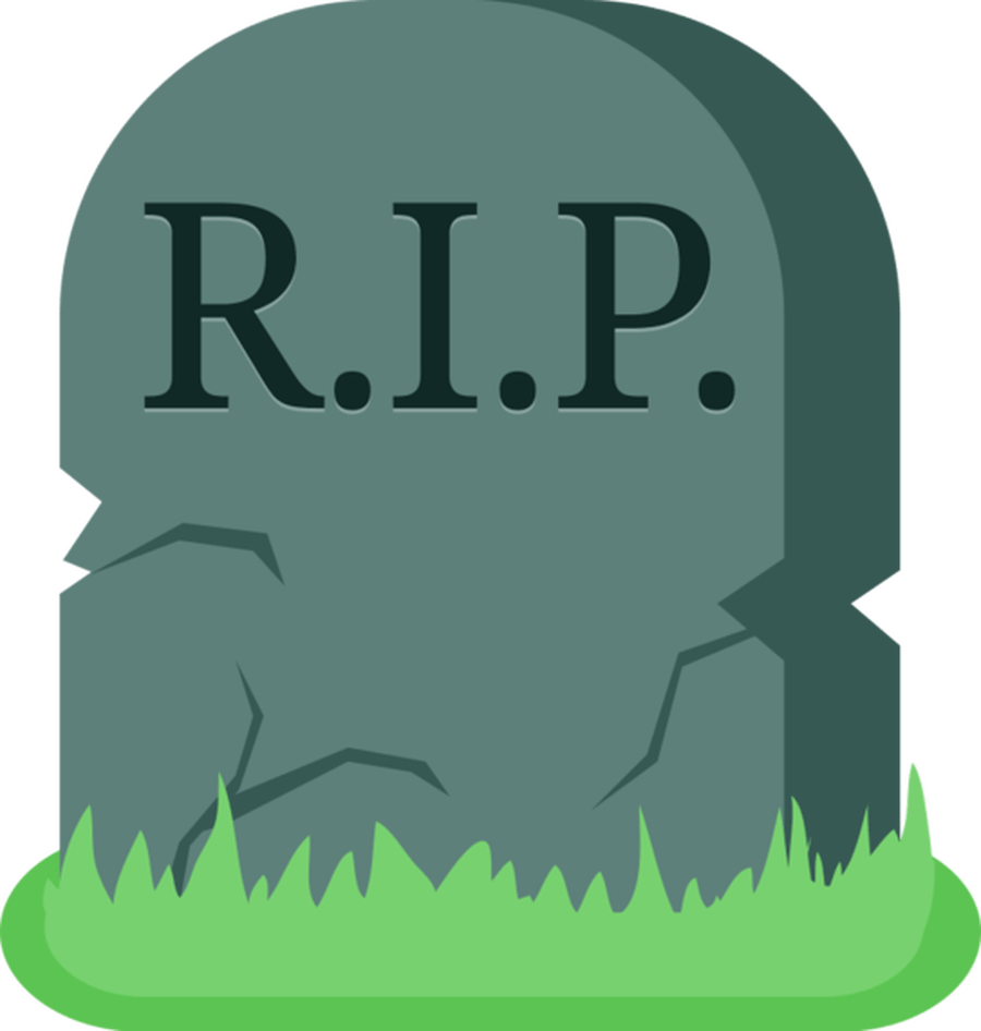 gravestone clipart death rate