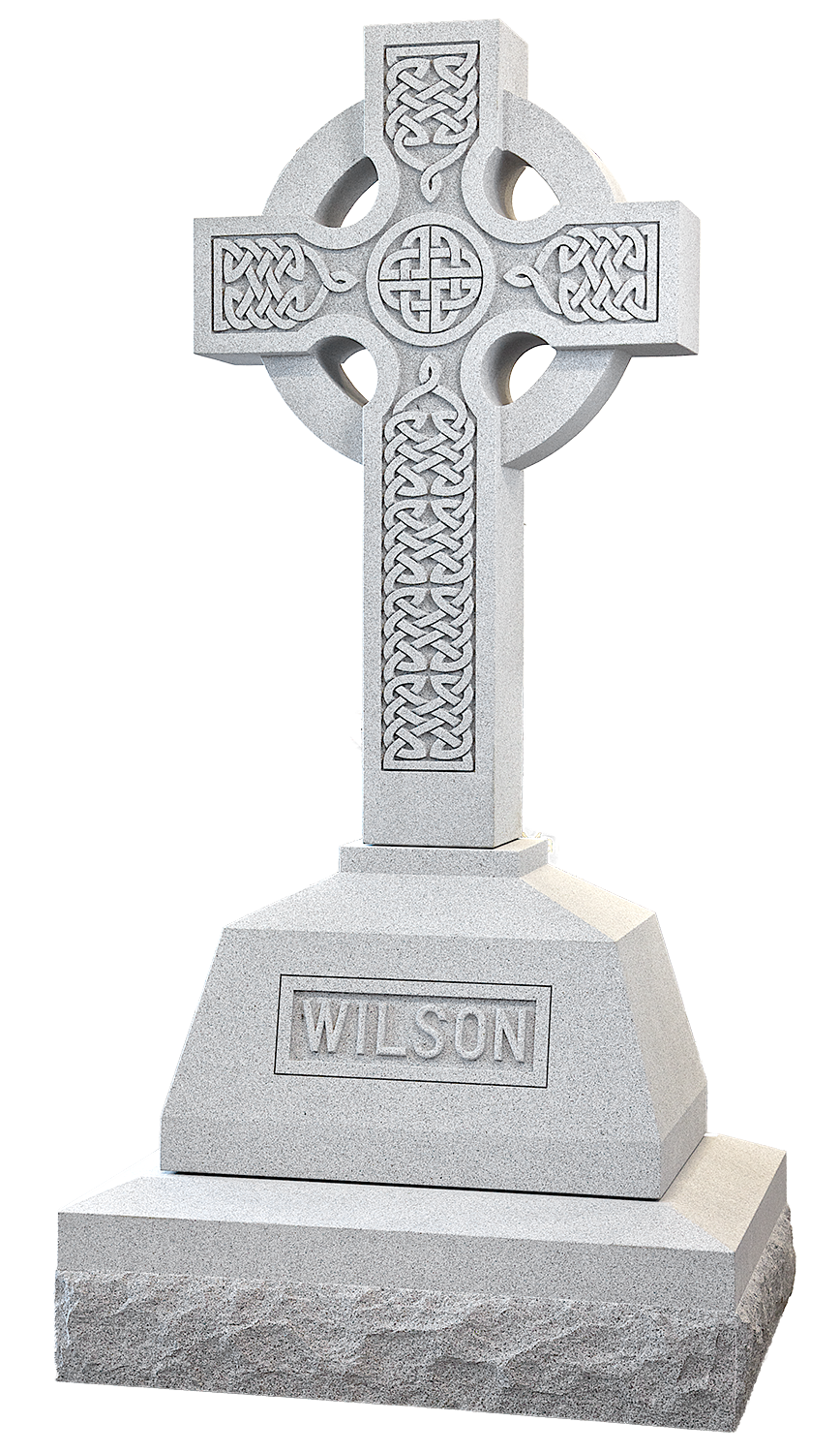 headstone clipart cross design