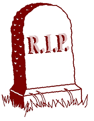 gravestone clipart drawn
