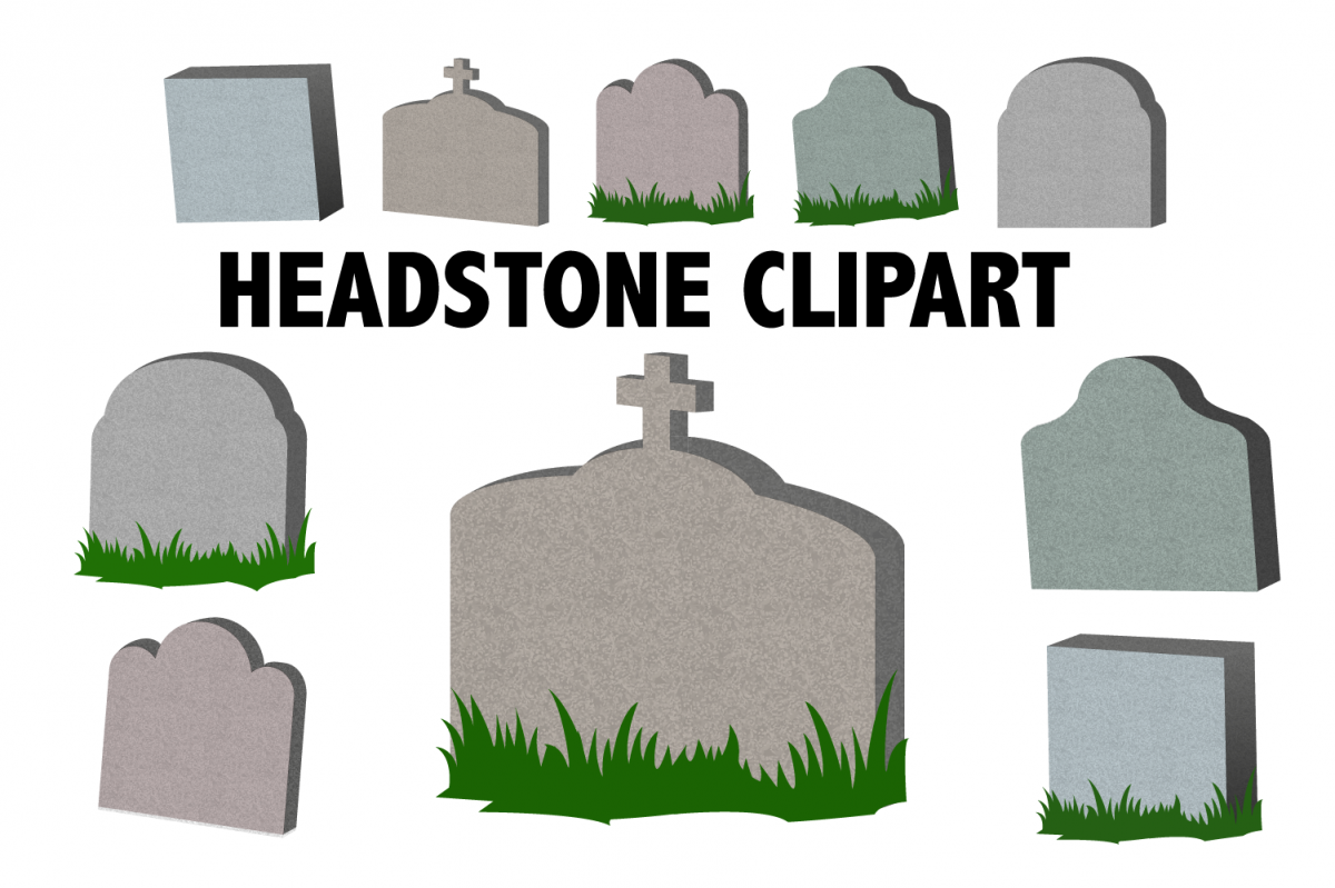 headstone clipart goth