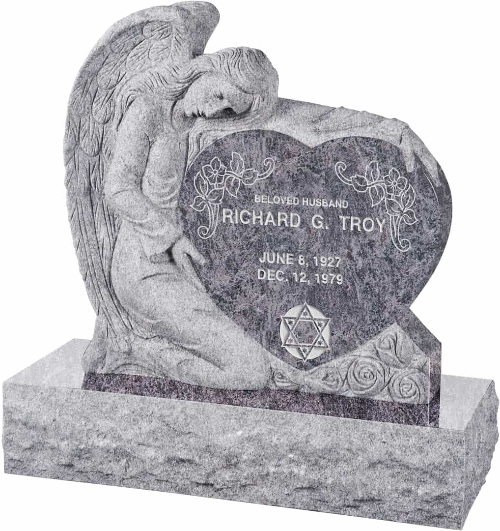 gravestone clipart man angel