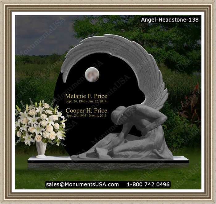 gravestone clipart man angel