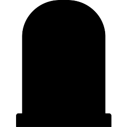 gravestone clipart silhouette